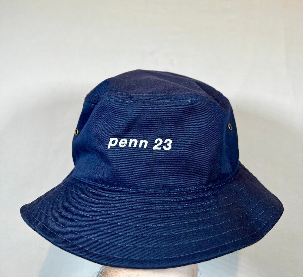 Fersten Worldwide Style # FP716 Penn 23 Navy Bucket Beach Hat 100% Cotton